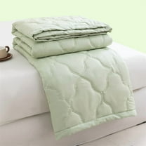 suxuMhao Light Green Summer Quilts, 100*150cm Thin Quilt, Light Weight Quilts Coverlet for Summer, Breathable, cool & comfortable,Soft Comfortable Quilts for Bed, Machine washable,1 Piece