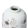 thumbnail image 5 of Mainstays By Becky G. & Alejandra Tall 7.6" White Flower Decorative Ceramic Vase, 5 of 9