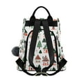 thumbnail image 2 of FORMRS Women's Travel Backpack Purse Anti-Theft Hidden Pockets Casual Shoulder Bag, Orange Christmas House, 2 of 7