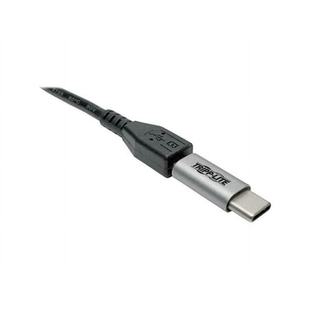 UPC: 0037332205032 | Tripp Lite USB 2.0 Hi-Speed Adapter USB-C to USB Micro-B (M/F)