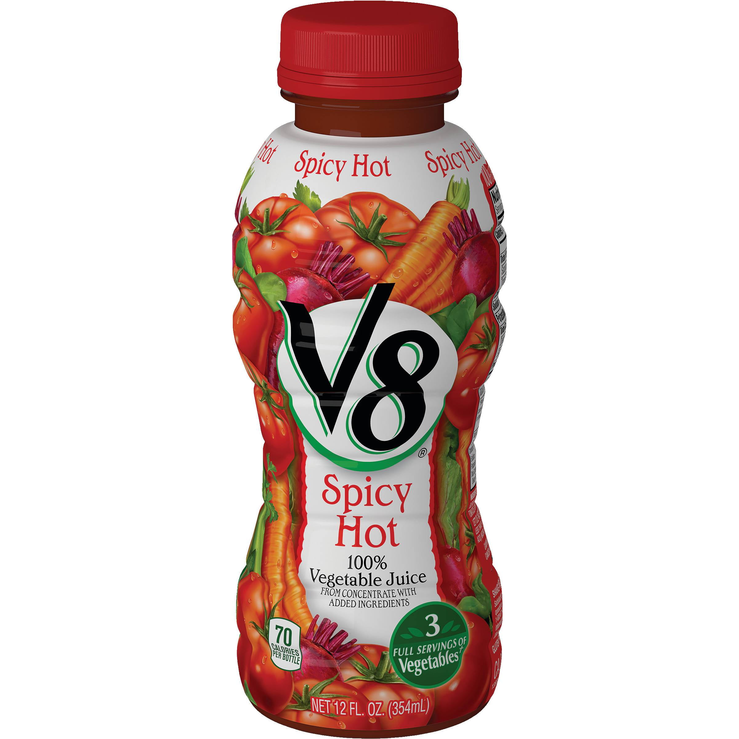 V8 Vegetable Spicy Juice, 12 Fluid Ounce 12 per case.