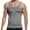 #1 1 PC Gray, variant on Men's Compression Shirt Undershirt Slimming Tank Top Workout Vest Abs Abdomen Slim Body Shaper