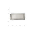 thumbnail image 2 of Gem & Harmony Mens Chisel Money Clip in Polished and Grooved Stainless Steel for Men, 2 of 6