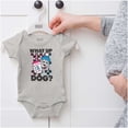 thumbnail image 5 of What Up Dog Vintage Slush Puppie Skater Romper Boys or Girls Infant Baby Brisco Brands 12M, 5 of 6