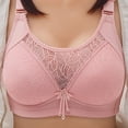 thumbnail image 1 of Abcnature Daily Comfort Bras for Women Back Buckle Embroidery Thin Style Ventilate Plus Size Bras without Steel Rim, 1 of 5