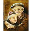 thumbnail image 1 of Cuadros Decorativos 5D Kit Rhinestone Imágenes DIY Parejas mayores Full Square Drill Diamond Painting DQrwqpou Nuevos Originales, 1 of 8