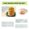 thumbnail image 2 of Cake Baking Printing Mat Antler Butterfly Honeycomb Baking Mold New H1 K8C2, 2 of 6