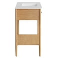 thumbnail image 3 of Modway Zaire 36" Bathroom Vanity in Natural White, 3 of 10