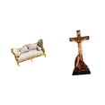 thumbnail image 1 of Sofá De Madera En Miniatura, Modelo Artesanal, Juguete Para Casa De Muñecas, Escena De La Vida Cotidiana Con Escultura De Jesús, Adorno Decorativo, Estatua Católica De La Virgen María Para, 1 of 8