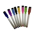 thumbnail image 2 of simhoa 8 Pcs Marqueurs Effaçables pour Cadeau Bureau Pinceau Noir, 2 of 8