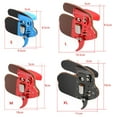thumbnail image 4 of Finger Tab Archery Guard Cow Leather Bowstring Protector Gear LH RH, 4 of 12