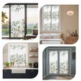 thumbnail image 7 of Sage Green Ocean Window Privacy Film, Coastal Eucalyptus Starfish Shell Static Cling UV Sun Blocking Heat Control Window Tint Day and Night, Non-Adhesive One Way Windows Privacy Cover 17.7''x78.7'', 7 of 7