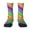 1 Black, variant on Women Colorful Crew Socks Colorful Serape Novelty Fun Socks For Mens