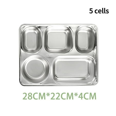 

Hayafir School Mess Hall Stainless Steel Divider Plate Lunch Container