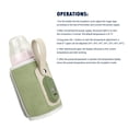 thumbnail image 5 of Baby Bottle Warmer Bag USB Powered Heater Insulated Heating Bag Travel Portable in Car Heater Warm Milk Thermostat Green, 5 of 8