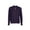 RICH EGGPLANT, variant on Catherine Malandrino High Neck Keyhole Front Long Sleeve Solid Knit Top-RICH EGGPLANT / S
