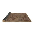 thumbnail image 2 of Ahgly Company Indoor Round Oriental Brown Industrial Area Rugs, 5' Round, 2 of 4