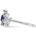 thumbnail image 4 of 10K White Gold 10Kw Letter N With Birthstone Ring (Size 7) Made In United States 10xnr81nw, 4 of 5