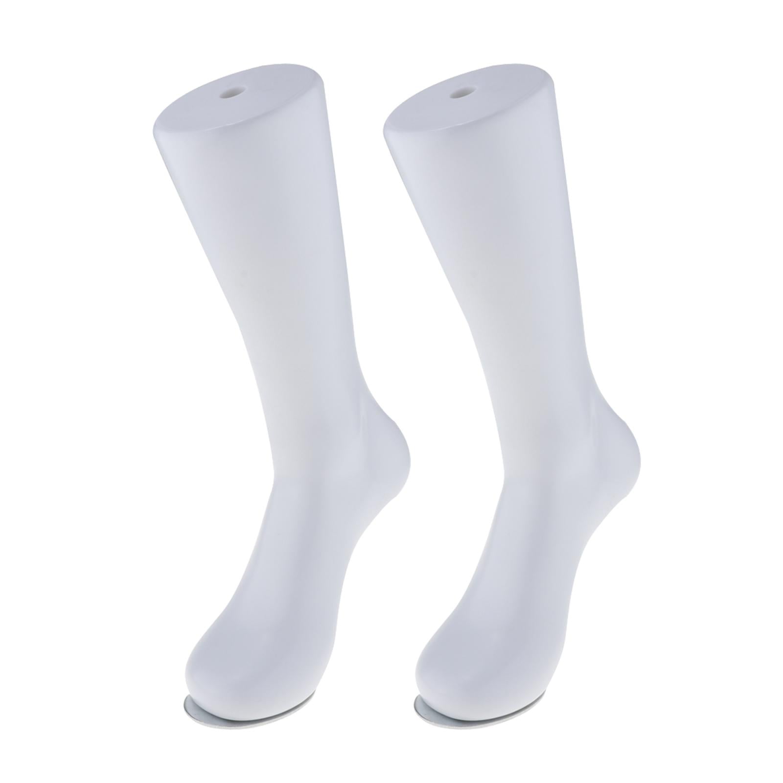 Male Mannequin Foot Flesh Tone Sox/Sock Display 36cm Male White 