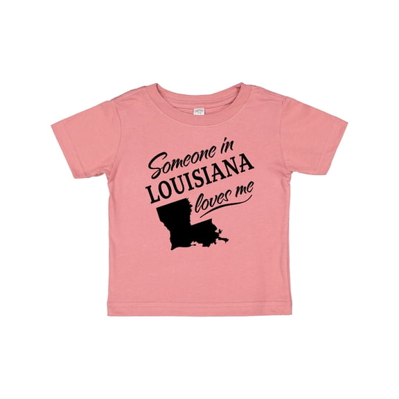 Inktastic Someone in Louisiana Loves Me Boys or Girls Baby T-Shirt
