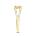 thumbnail image 4 of Rosec Jewels Lab Grown Diamond Anniversary Ring - Interlock Ring - EF-VS Quality Certified, 10K Yellow Gold, US 4.50, 4 of 9
