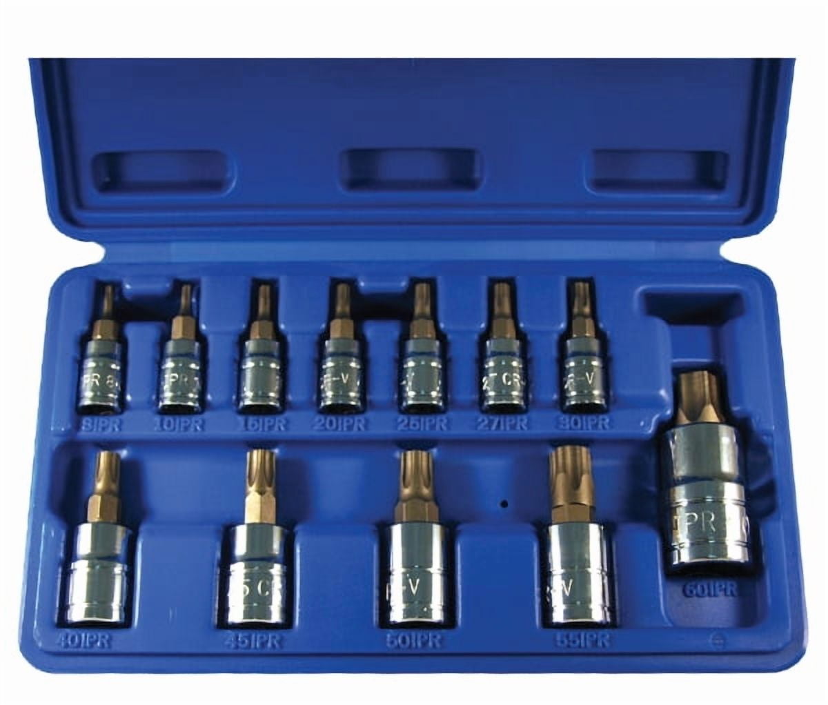 ATD Tools 13778 12 Pc. 5 Lobe Star Plus Tamperproof Bit Socket Set ATD-13778