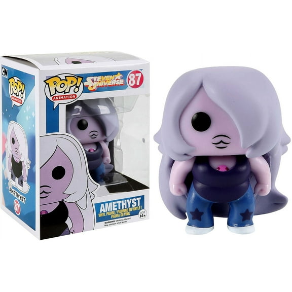 Funko Pop! Animation Steven Universe #87 – Amethyst (Glow-in-the-Dark) Vaulted Packaged in Pop Protector
