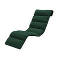 thumbnail image 4 of koolsoo Coussin de Chaise Longue Coussin de Fauteuil Inclinable pour Intérieur Bureau Patio Vert Foncé, 4 of 9