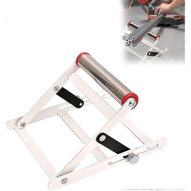 Metal Cutting Machine Support Rack, Table Saw Stand Height Adjustable Support Holder, Heavy Duty Roller Bracket