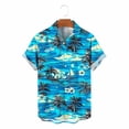 thumbnail image 4 of Purcolt Mens Hawaiian Shirt Short Sleeve Button Down Shirts Tropical Floral Summer Beach Shirts, 4 of 8