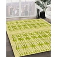 thumbnail image 3 of Ahgly Company Tapis d'Intérieur Ronds Transitionnels Bruns Lavables à la Machine, 8 Pieds Rond, 3 of 7