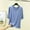 Blue, variant on ALLLIST Pajamas Women Summer Elbow-Length Modal Sleep Tops Solid Blue Casual Womens Loungewear M-2XL