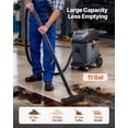 thumbnail image 2 of Commercial Shop Vac, 11 Gallon Wet/Dry Vacuum, 5.5 Peak HP, 1350W, 2 of 11