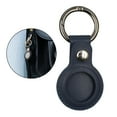 thumbnail image 4 of Funda protectora de cuero PU compatible con Airtag, soporte para rastreador con Azul, 4 of 9