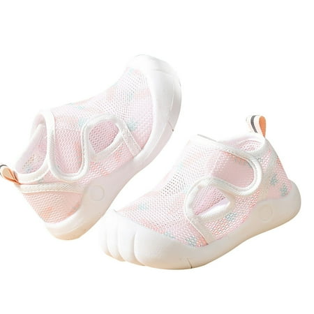 

MIUBAGIAL Summer Toddler Girls Boys Shoes Sandals Flat Bottom Anti-slip Slio Half Open Toe Breathable Soft Shoes