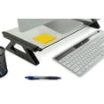 thumbnail image 5 of Mount-It! Glass Monitor Riser | Fits 13"-27" Screens 20LBS Capacity | 3 USB Hub Ports, 5 of 6