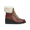 thumbnail image 2 of INC Womens Hannia Faux Fur Lace Up Booties, 2 of 3