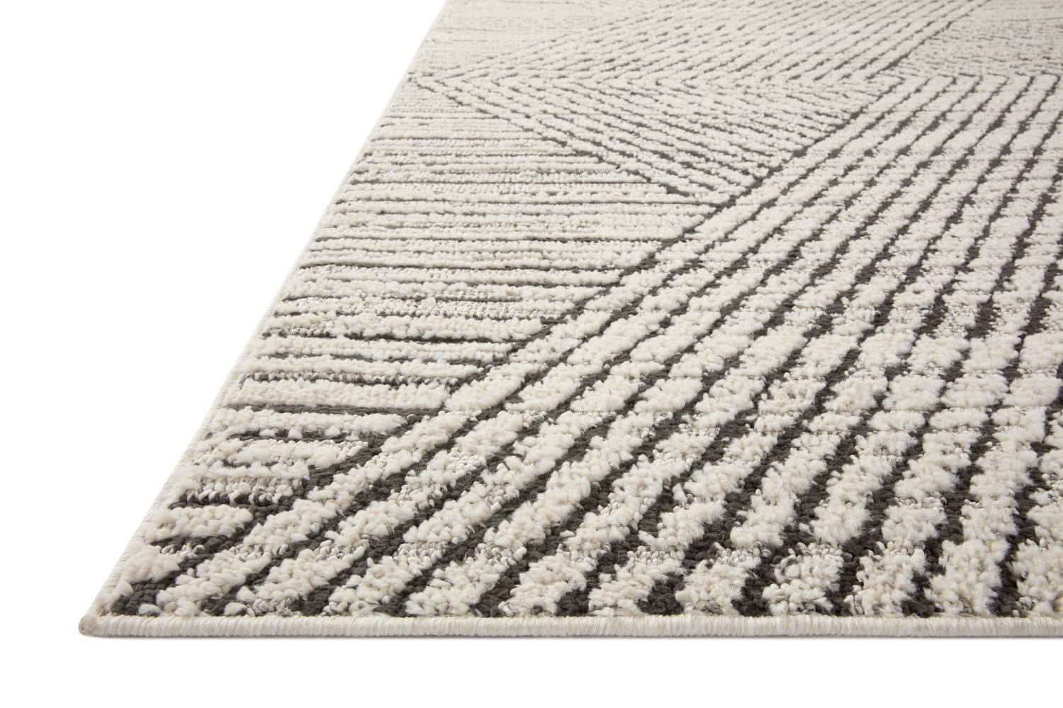 Loloi Fabian Charcoal / Ivory 7'-10" x 10' Area Rug