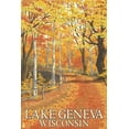 thumbnail image 3 of Lake Geneva, Wisconsin - Fall Colors - Lantern Press Poster (12x18 Gallery Wrapped Stretched Canvas), 3 of 4