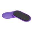 thumbnail image 4 of 2 deslizadores de núcleo para entrenamiento abdominal, almohadillas para abdominales, deslizadores de suelo para el hogar, alfombras, pilates y viajes violeta, 4 of 8