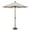 Natural, variant on Simply Shade Catalina 90" Octagon Push Button Tilt Umbrella in Bronze/Navy