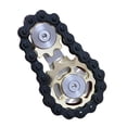 thumbnail image 2 of Black Gear Chain Fingertip Sprocket Flywheel Decompression Toy, 2 of 9
