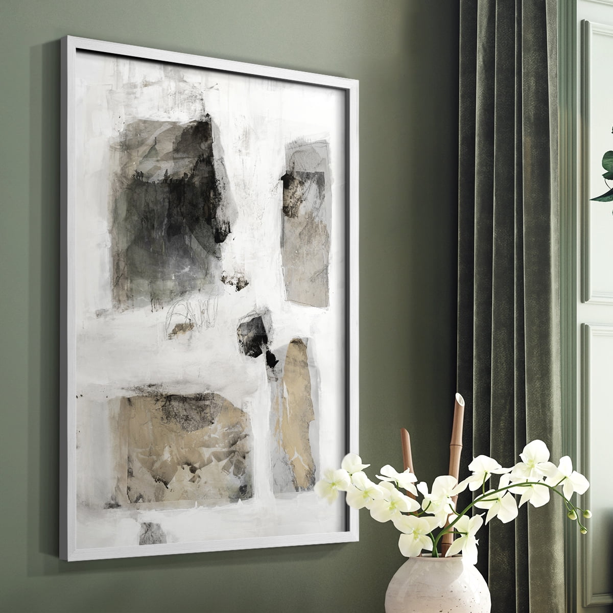 A Simple Love I V30 in Paper Solid Wood 11 x 14 Framed Print