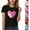 Black, variant on ATOGUTA Girls Short Sleeve T-Shirts Love Heart Valentine Graphic T-Shirt Valentines Day Outfit Tee Top Size 3T-15, Pink