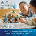thumbnail image 4 of LEGO Avatar: The Way of Water Metkayina Reef Home 75578, Building Toy Set with Village, Canoe, Pandora Scenes, Neytiri and Tonowari Minifigures, Movie Set, 4 of 6