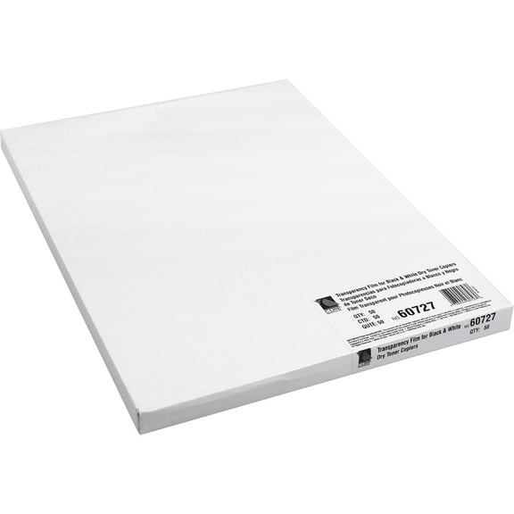 C-Line Plain Paper Copier Transparency Film - Clear, 8-1/2 x 11, 50/BX, 60727 | Bundle of 2 Boxes