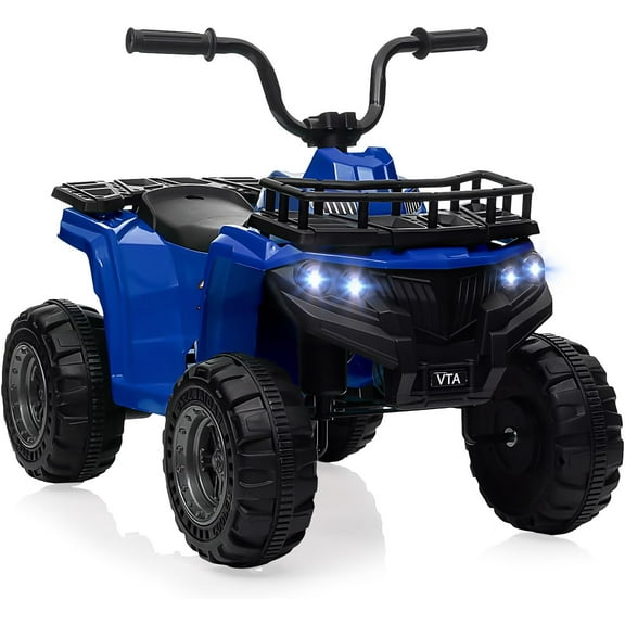 Trilenars 12V ATV Electric 4 Wheeler in Blue for Ages 2-5Y,Blue