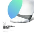 thumbnail image 5 of Feetures Elite Light Cushion Quarter Solid - Sport Sock with Targeted Compression - New White, M (1 Pair), 5 of 6