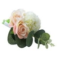 thumbnail image 4 of Ramillete De Muñeca De Flores Boutonniere Conjunto De Ramillete Artificial Ramillete De Novia Hecho A Mano Para Fiesta De Boda Noticed HA035772-00, 4 of 6