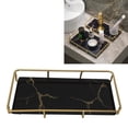thumbnail image 1 of Bandeja Para Mostrador De Baño, Bandeja De Baño, Moderna, Elegante, Antideslizante, Organizador Versátil, Bandeja De Tocador Para Baño, Bandeja Rectangular Para Artículos De, 1 of 7